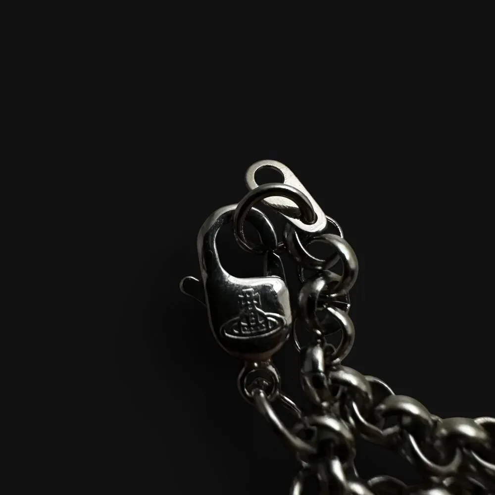 Vivienne Westwood Silver Orb Pendant Necklace, Unisex Everyday